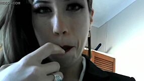 Tall Punished MILF Hides Tiny Boy in Her Huge Feet for Work