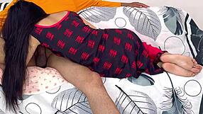 Why does Indian old man ram his bahu's tight pussy with monster cock quickie?