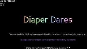 Jessica Morgan diapers up for pub dare outing 🍼😈