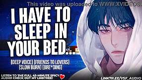 Moaning male fucks lover trapped snowstorm survival roleplay