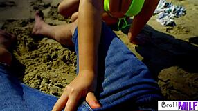 stepson, want beach sand in my butt crack or my deepthroat skills?