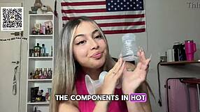 College coed milks lactating natural tits in breastfeeding tutorial