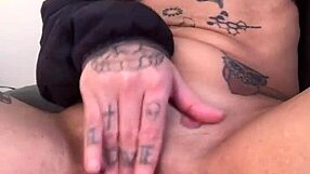 french cutie crams huge dildos in ass squirts wildly