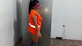next door bodybuilder neighbor eyes my curvy ass constantly, begs to FUCK it raw and deep