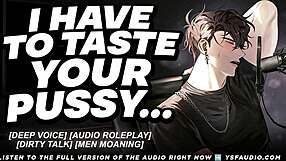 Her seductive dirty talk solo audio makes boyfriends moan in pleasure