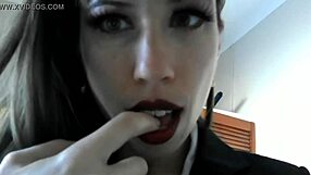 Tall Punished MILF Hides Tiny Boy in Her Huge Feet for Work