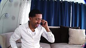 Huge boobs ebony cougar soleil, bounce on big dick boy rough doggystyle