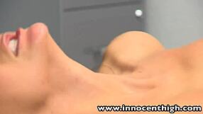 whoa sadie holmes the hot teen in uniform fucks her nerd hard