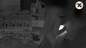 stepmom walks in on my private moment and security camera catches everything