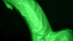 My Sticky Slimy Latex Glove Handjob Tease with Dildo Toys Dripping Cum Feel