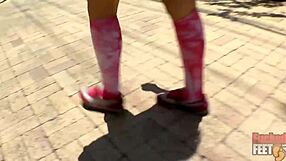 philly jhon pounds natalia brooks sexy feet to hard cum blast