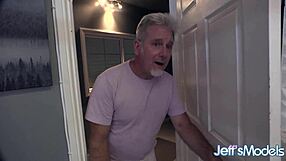 lucky grandpa 😍 gets fat bbw crystal blue's huge ass and big tits for anal pounding booty call 🍑💦