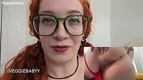 Whisper dirty JOI close-up on redhead pigtails big ass asshole spread?