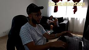 My stepdaughter melany lopez seduces me soldierhugecock for huge cock in tight pussy