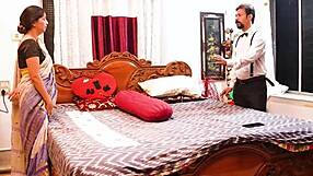 Desi village bhabhi bent over for husband's rough creampie in juicy pussy at the ranch?