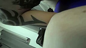 Submissive student slut begs sir for orgasm via fingering spanking