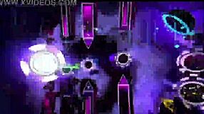 innocent stepsister sneaks into room for wild fuck but kicked out for geometry dash