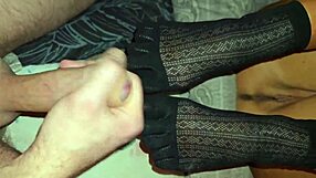 Stepmom's Socks Slip as Fingers Fuck Her Deep in Taboo Heat