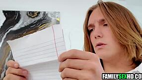 my blindfolded stepmom senses stepson's intimate approach in the dark