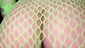 Nadia diamo twerks that hot latina ass in fishnet bodysuit slow motion damn