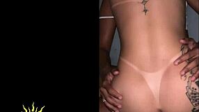 Chamei o Tatuado para Fetiche Interracial com Branquinha Ebony Amateur Teen