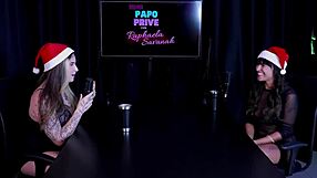 watch stellar blue's naughty tattooed interview full of slutty teasing
