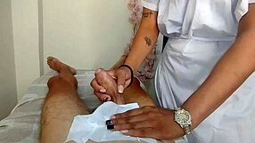 mexican nurse sucks patient big cock in hospital