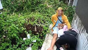 pinay student slut bends for teacher's doggystyle in cemetery scandal