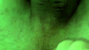 my uncut big tattooed cock cums hands free from intense anal prolapse