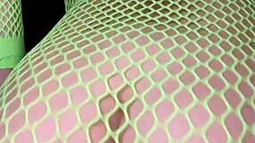 Nadia diamo twerks that hot latina ass in fishnet bodysuit slow motion damn