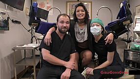 ever wonder what happens in tampa university entrance physicals with channy crossfire's gaping pussy?