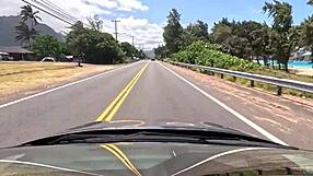 Intense East Oahu Drive Filled With Raw Sexual Talk