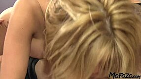busty milf moans as stepson slams her wet pussy with creampie finish