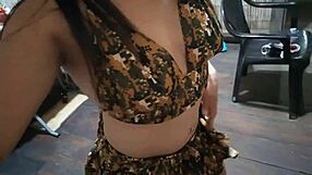 Big Tits Stepmom in Military Lingerie Humps Hips Fantasizing Rough Missionary Sex
