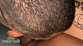 Chamei o Tatuado para Fetiche Interracial com Branquinha Ebony Amateur Teen