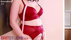 Collared British 18YO Teased and EDGED with Wand Till She Begs