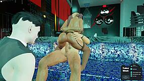 Watch Ari Get Fucked Hard While Cuck BF Serves!
