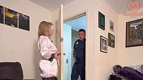 stepmommy!! policeman humiliates your small cock in cuckold pov dirty talk 💦