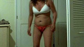 Beautiful Stepmom Strips Nylons I Film Her Masturbating Cum