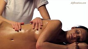 vera the beautiful virgin teen gets sensual massage with tight wet pussy