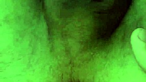 my uncut big tattooed cock cums hands free from intense anal prolapse