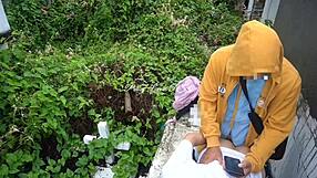 pinay student slut bends for teacher's doggystyle in cemetery scandal