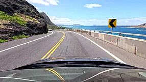 Intense East Oahu Drive Filled With Raw Sexual Talk