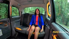 colombian girl in taxi wanna pay your ride with those big natural tits and squirting pussy ride?