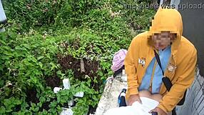 pinay student slut bends for teacher's doggystyle in cemetery scandal