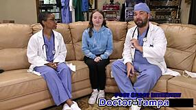 DR TAMPA'S VIRGINITY CLINIC! SERENA MORGAN GETS EXPOSED!