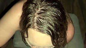 hot wife bar sucks stranger cock in rain then anal fucked at home