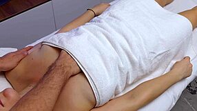 my relaxing massage turned wild when the cheating wife orgasmed on my cock inside her