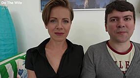 man this hot housewife sasha zima takes rough doggystyle pounding while cuck hubby watches her small tits bounce