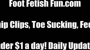 Lesbian Foot Fetish With Long Toes Sucking And Jerk Off Instructions Pov